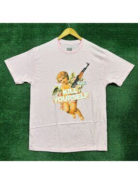 G59 Records x The Suicideboys Kill Yourself AK Cherub Hip-Hop T-Shirt Large